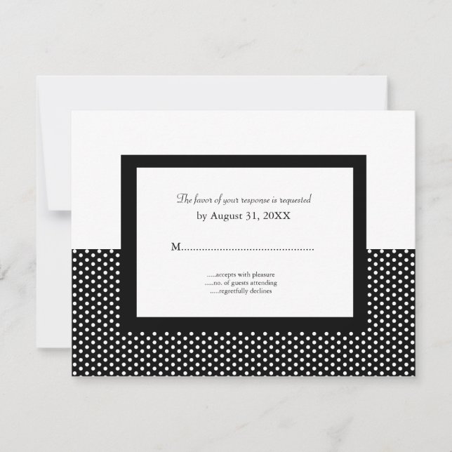 Floral Wedding Reply or RSVP Cards (Front)