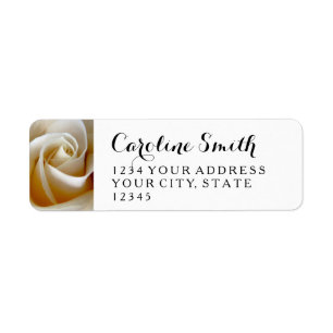 Floral Wedding Return Address Labels