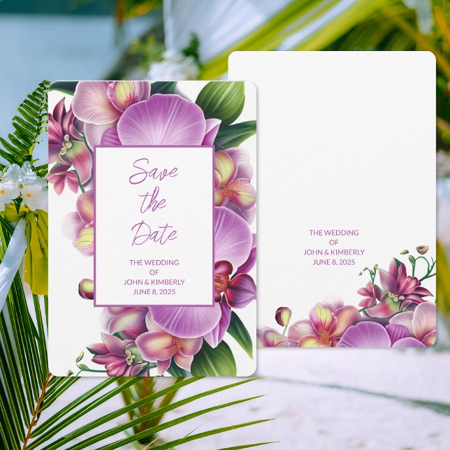 Floral Wedding Save The Date Card (Creator Uploaded)