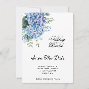 Floral Wedding Save The Date Invitation