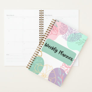 Floral Weekly/Monthly Planner