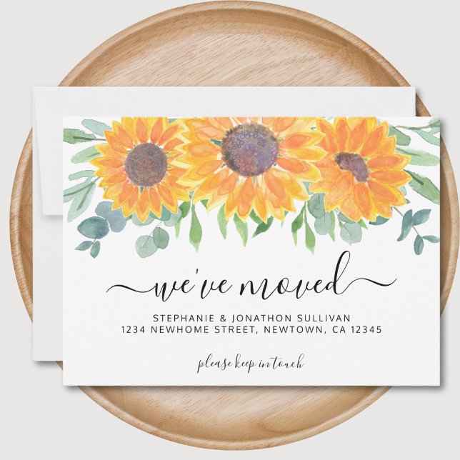  Floral We've Moved Moving Announcement Card (Creator Uploaded)