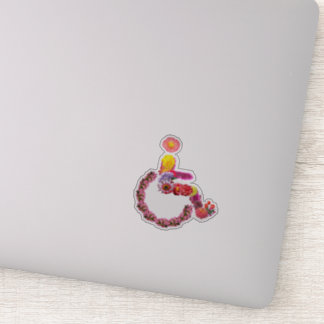 Floral Wheelchair Decal