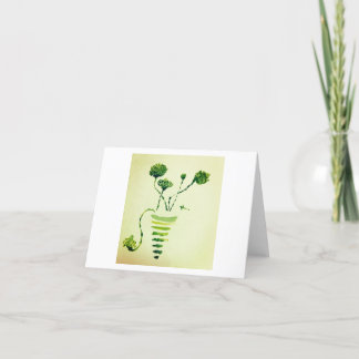 Floral Whimsey Stationery Thank You Card