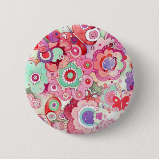 Floral Whimsy Button
