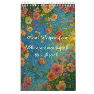 Floral Whispers of 2026 Calendar