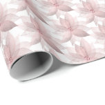 Floral White Bridal New Baby Birthday Party White Wrapping Paper<br><div class="desc">Florence design 
delicate floreale motive</div>