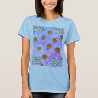 Floral white women's t-shirt