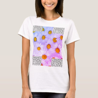 Floral white women's t-shirt