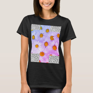 Floral white women's t-shirt
