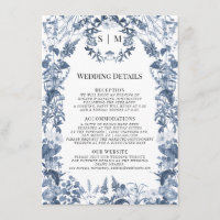 Floral Wildflower Blue White Spring Details