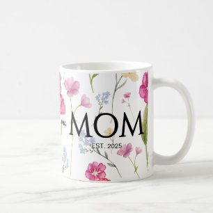 Floral Wildflower New Mum Gift Mum Established Coffee Mug