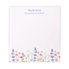 Floral Wildflowers Border From The Desk Of Name