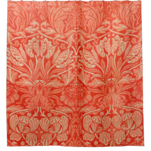 Floral William Morris Pattern Shower Curtain