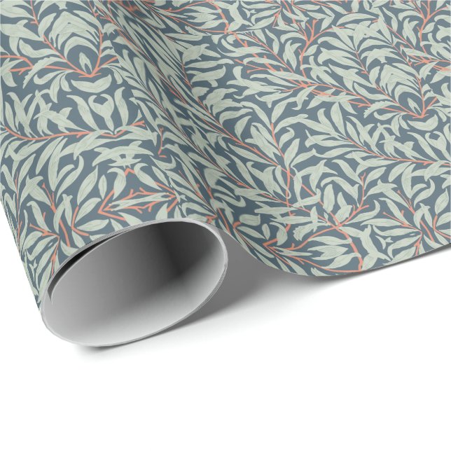 Floral William Morris Pattern. Wrapping Paper (Roll Corner)