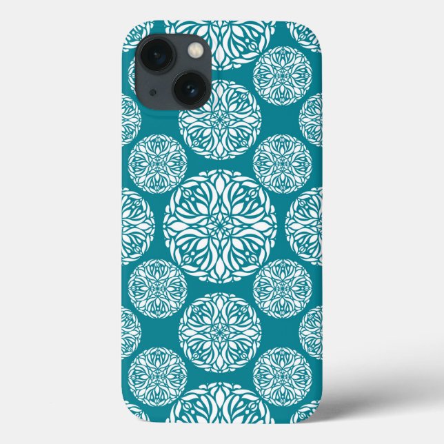 Floral winter snowflake Case-Mate iPhone case (Back)