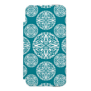 Floral winter snowflake incipio watson™ iPhone 5 wallet case