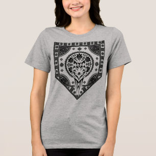 Floral Wolf Crest Tri-Blend Shirt