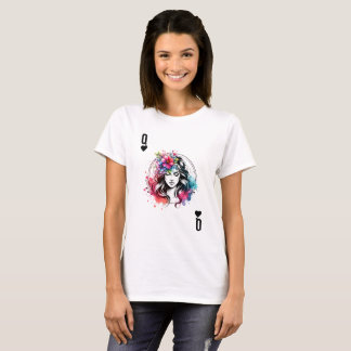 Floral Woman Artistic Graphic Tee