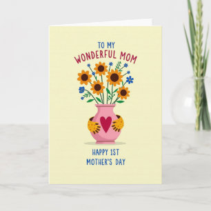 Floral Wonderful Mum Card