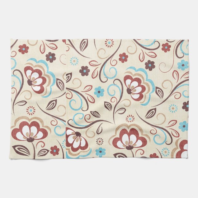 Floral Wonders Kitchen Towel (Horizontal)