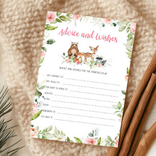 Floral Woodland Advice and Wishes Game