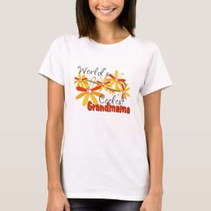 Floral World's Coolest Grandmama T-Shirt