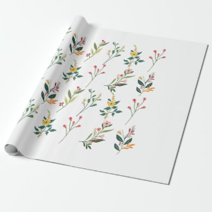 Floral wrapping paper