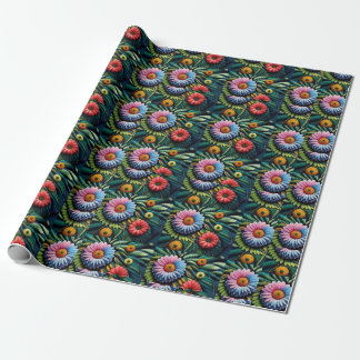 Floral wrapping paper