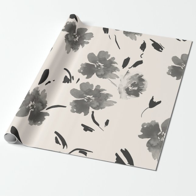 Floral Wrapping Paper (Unrolled)