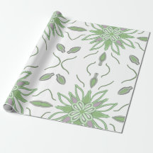 Floral wrapping paper