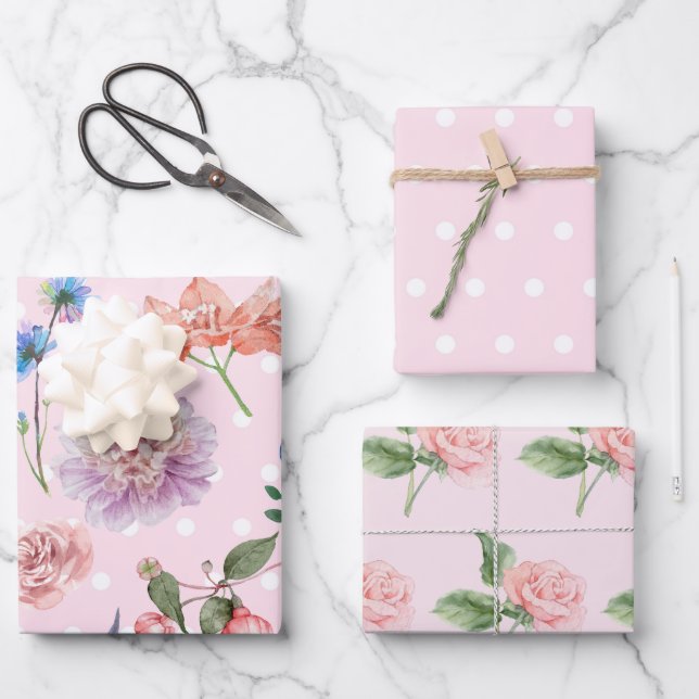  Floral Wrapping Paper for Any Occasion (Front)