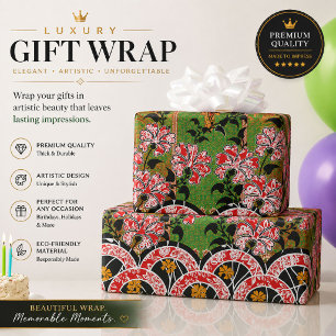 Floral Wrapping Paper   Ornamental Gift Wrap