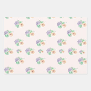 Floral Wrapping Paper Sheets