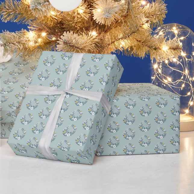 Floral wrapping paperl paper (Holidays)