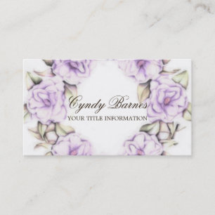 Floral Wreath Business Card