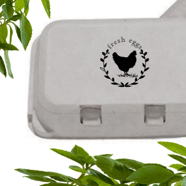 Floral wreath fresh eggs elegant Egg Stamp (Creator Uploaded)