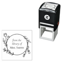 Floral Wreath From the Library Of