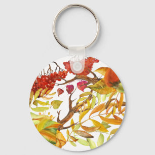 Floral Wreath Key Ring