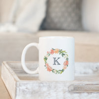 Floral Wreath Monogram