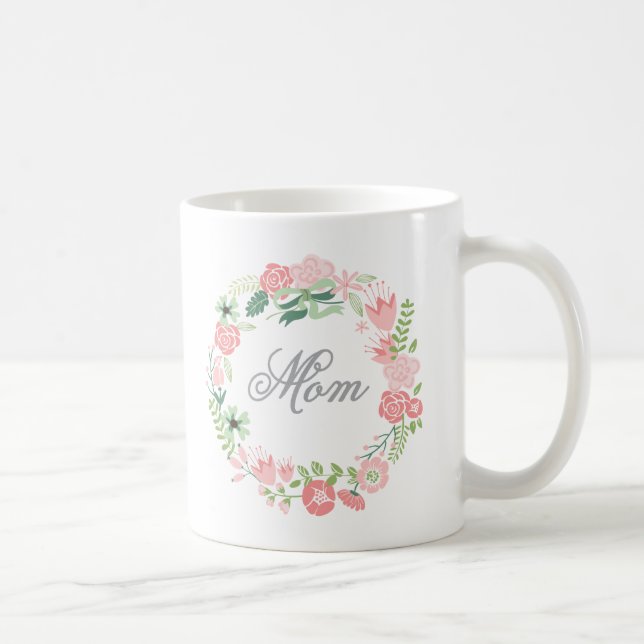 Floral Wreath | Mother's Day Mug (Right)