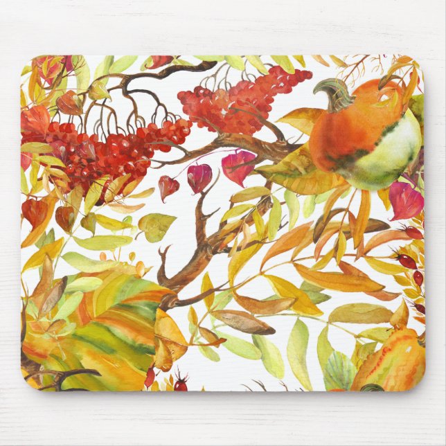 Floral Wreath Mouse Mat (Front)