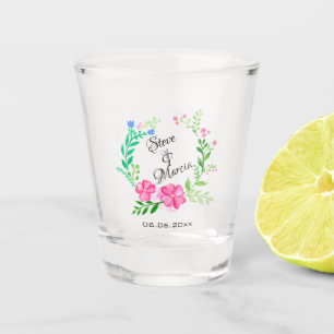 Floral Wreath Shot Glass