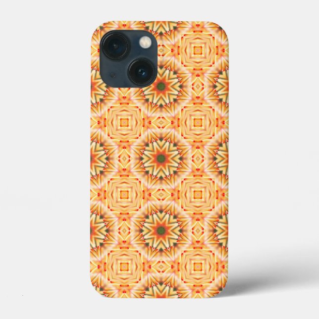 floral yellow pattern Case-Mate iPhone case (Back)