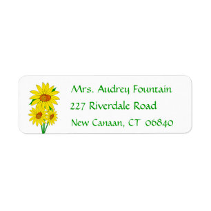 Floral Yellow Sunflower Green Flower