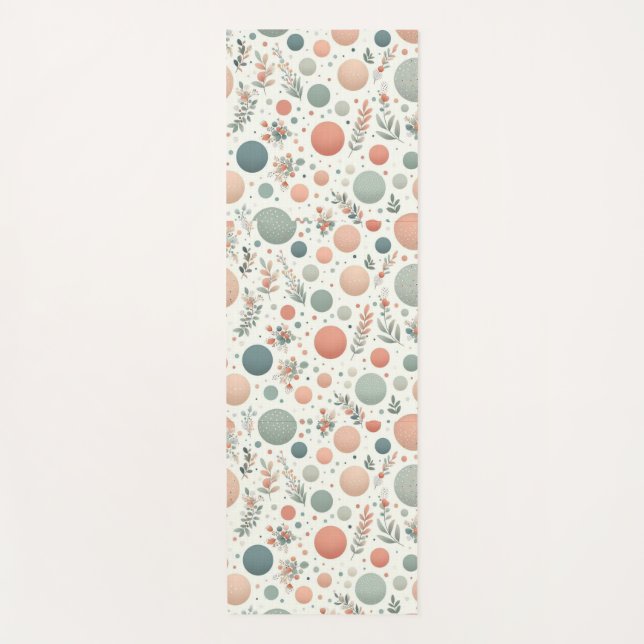 Floral yoga mats: cute floral yoga mats (Front)