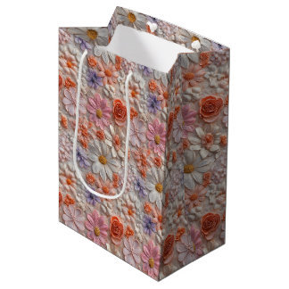 Florale 3D ceramic tiles 142/144 Medium Gift Bag