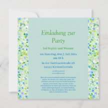 Florale Party in soft pastel tones