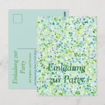 Florale Party in soft pastel tones