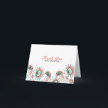 floralpaisleyinvitation, Thank You, EMILY AND JOHN Thank You Card<br><div class="desc">HELPFUL HINT Complete the template (fill out text and upload photos) FIRST. If you would like to make any layout changes and/or add text/images, click "customise it" AFTER filling out the template. Please DOUBLE CHECK all sides of this design before submitting your order. What you see on the screen is...</div>